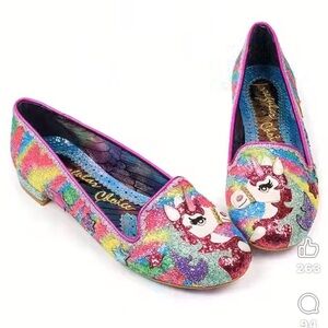 Irregular Choice Loosen The Reins Carousel Unicorn Flats – Size 40 / US 9